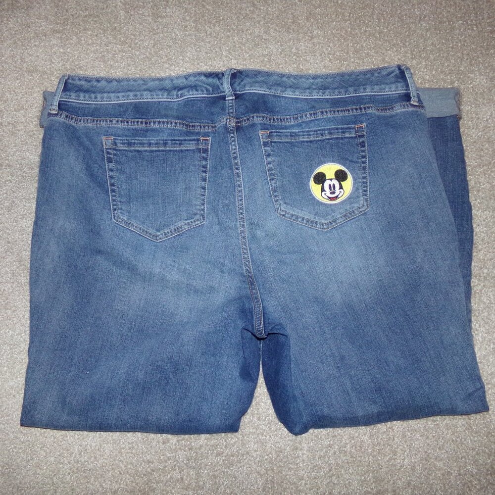 TORRID X DISNEY MICKEY MOUSE PATCH DISTRESSED JEA… - image 5
